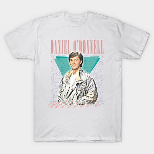 Daniel O'Donnell ///// Retro Style Fan Design T-Shirt by DankFutura